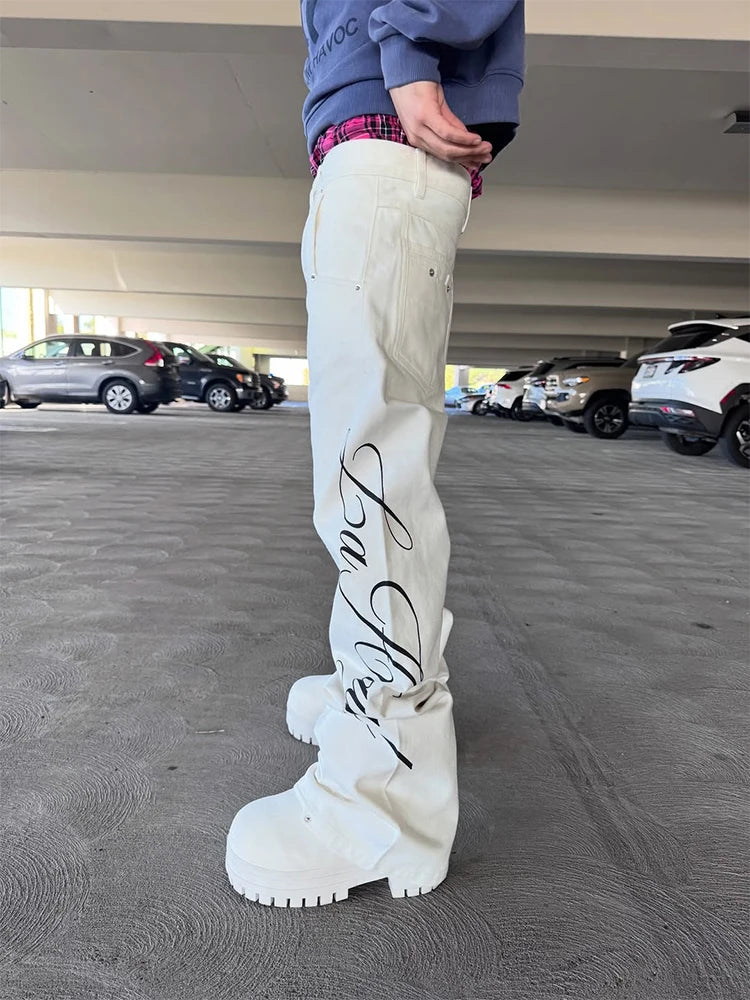 WHITE LA HAYKAL PANTS