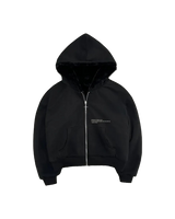 FUR/BLACK REVERSIBLE ZIPPER