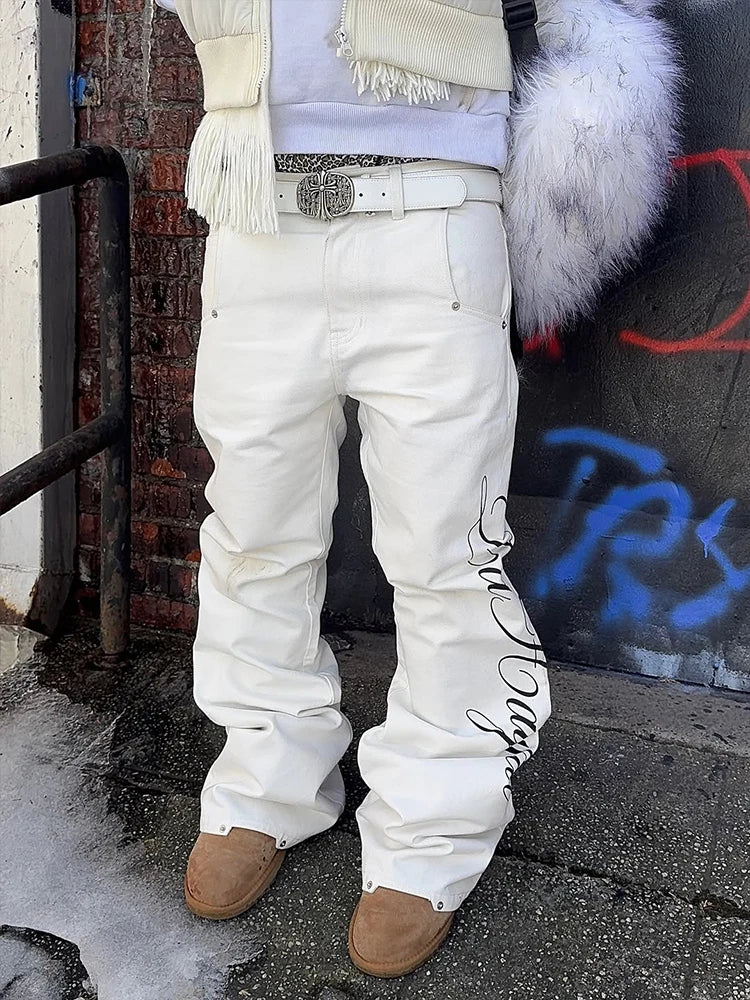WHITE LA HAYKAL PANTS
