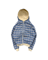 CREAM/BLUE 2-SIDED ZIPPER UNISEX