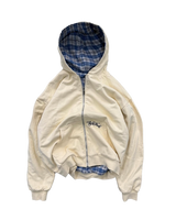CREAM/BLUE 2-SIDED ZIPPER UNISEX