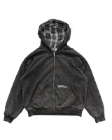 GREY/BLACK 2-SIDED ZIPPER UNISEX