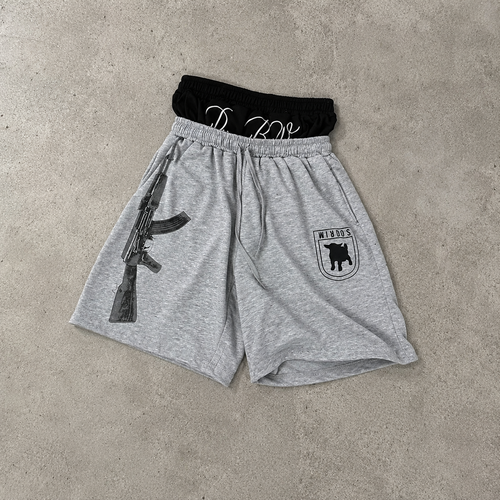 AK SAGGING SHORTS GREY
