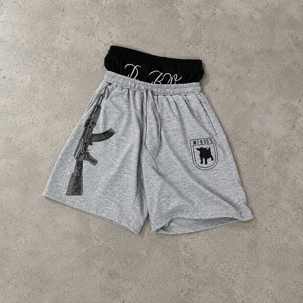 AK SAGGING SHORTS GREY