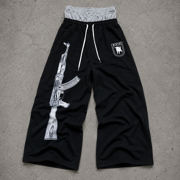 AK SAGGING JOGGER BLACK