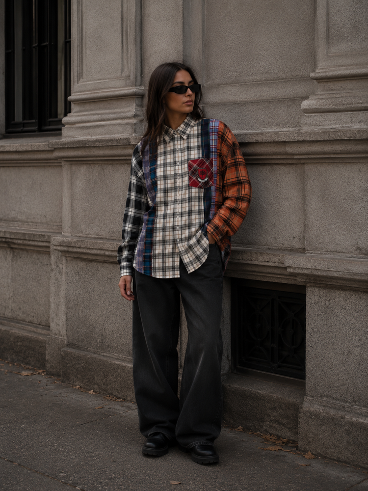 CROPPED FLANNEL SAND
