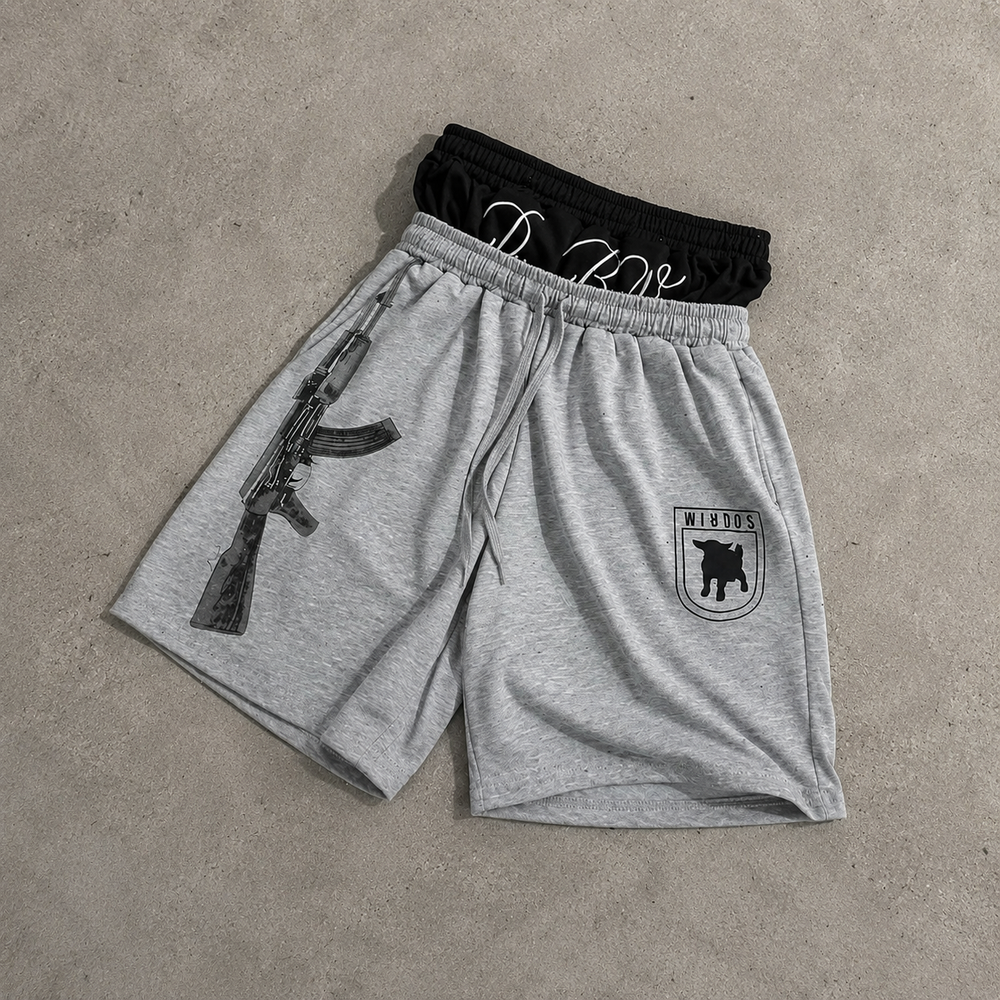AK SAGGING SHORTS GREY