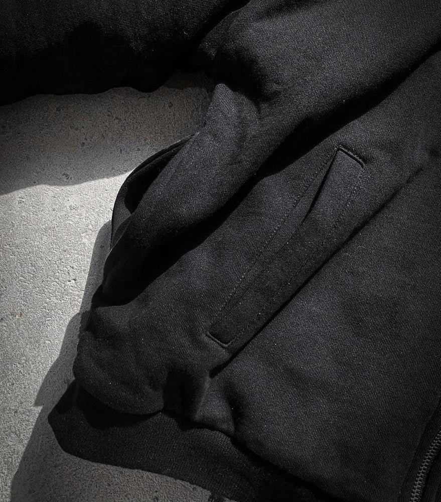 BLACK FUR JACKET UNISEX