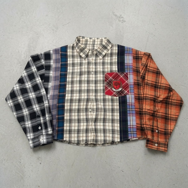 CROPPED FLANNEL SAND