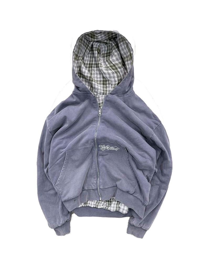 LIGHT GREY/GREY 2-SIDED ZIPPER UNISEX
