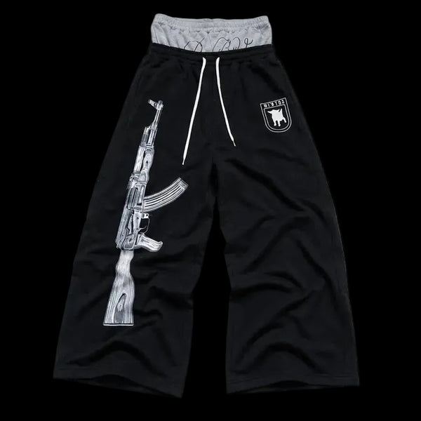 AK SAGGING JOGGER BLACK