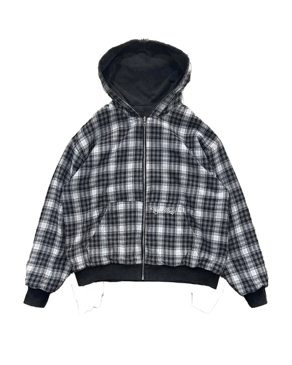 GREY/BLACK 2-SIDED ZIPPER UNISEX – View 2