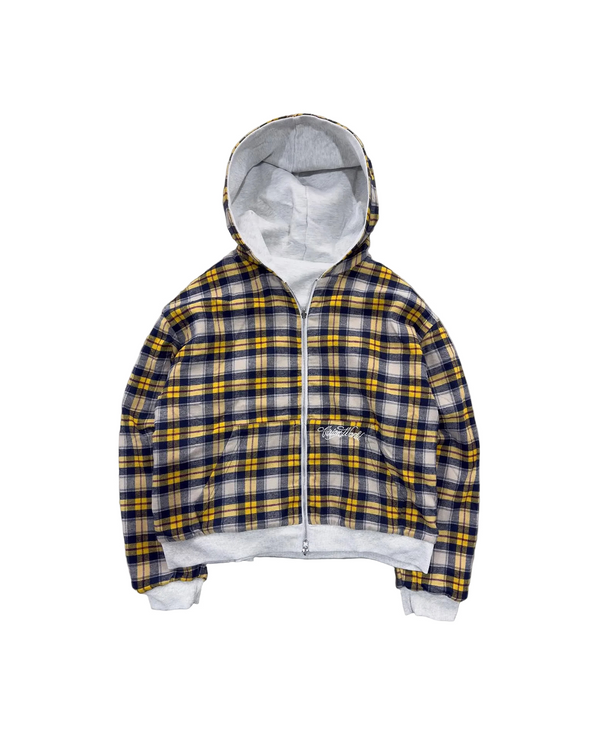 YELLOW/GREY 2-SIDED ZIPPER UNISEX – View 2