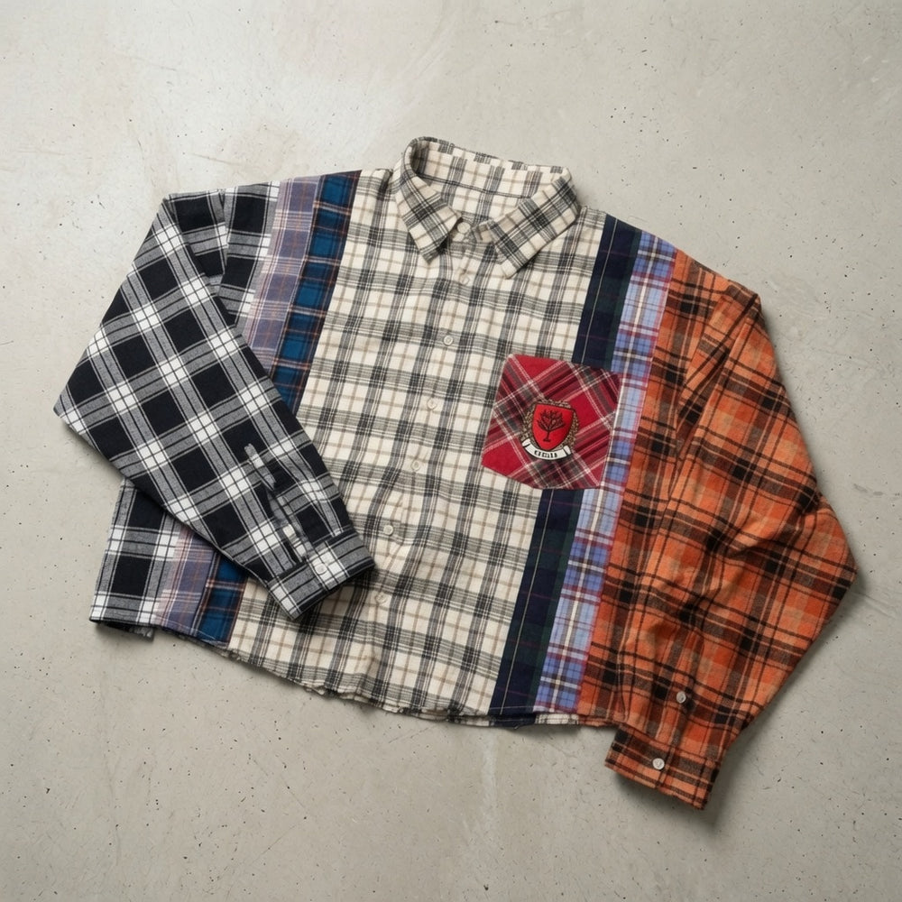 CROPPED FLANNEL SAND