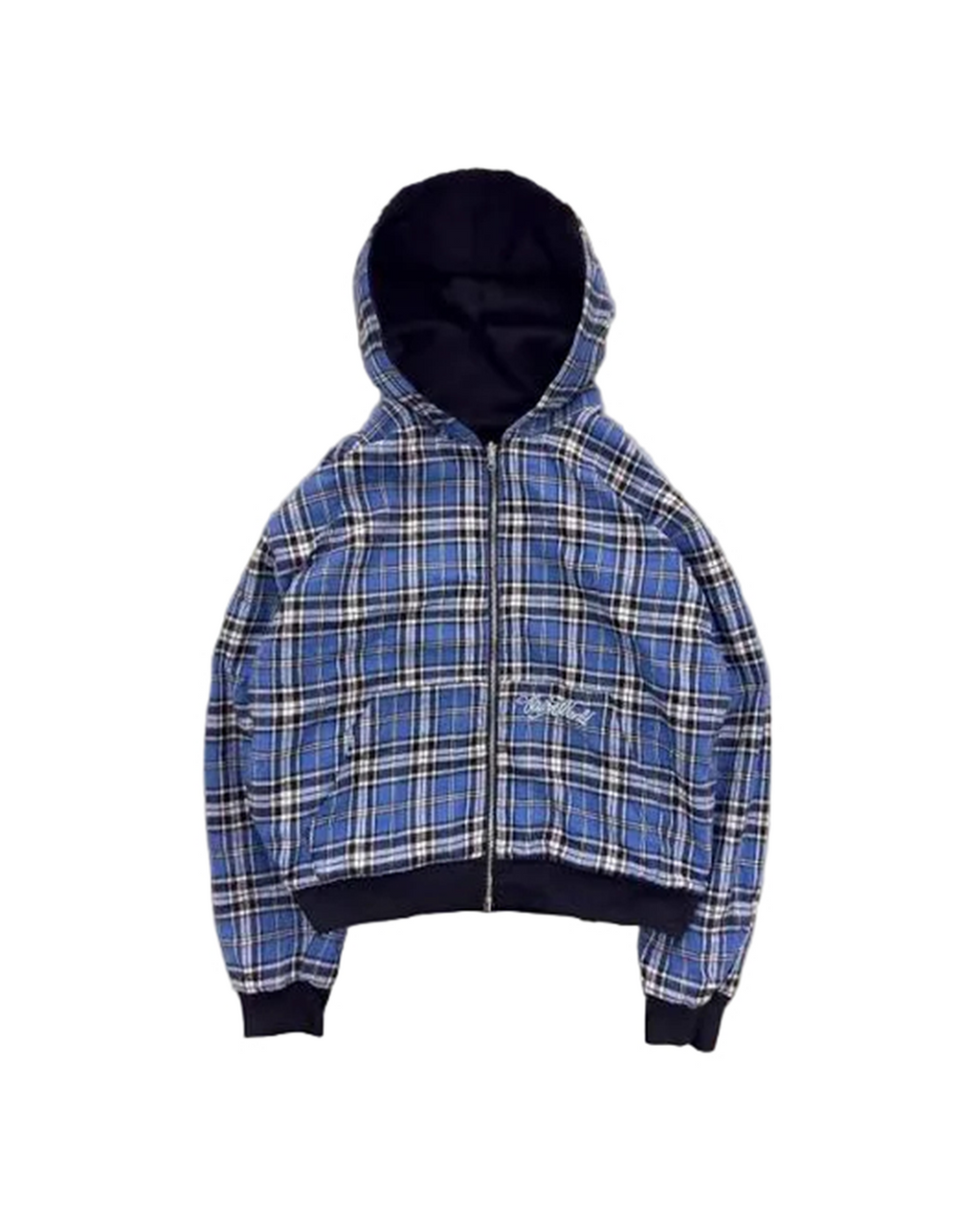 BLUE/BLACK 2-SIDED ZIPPER UNISEX