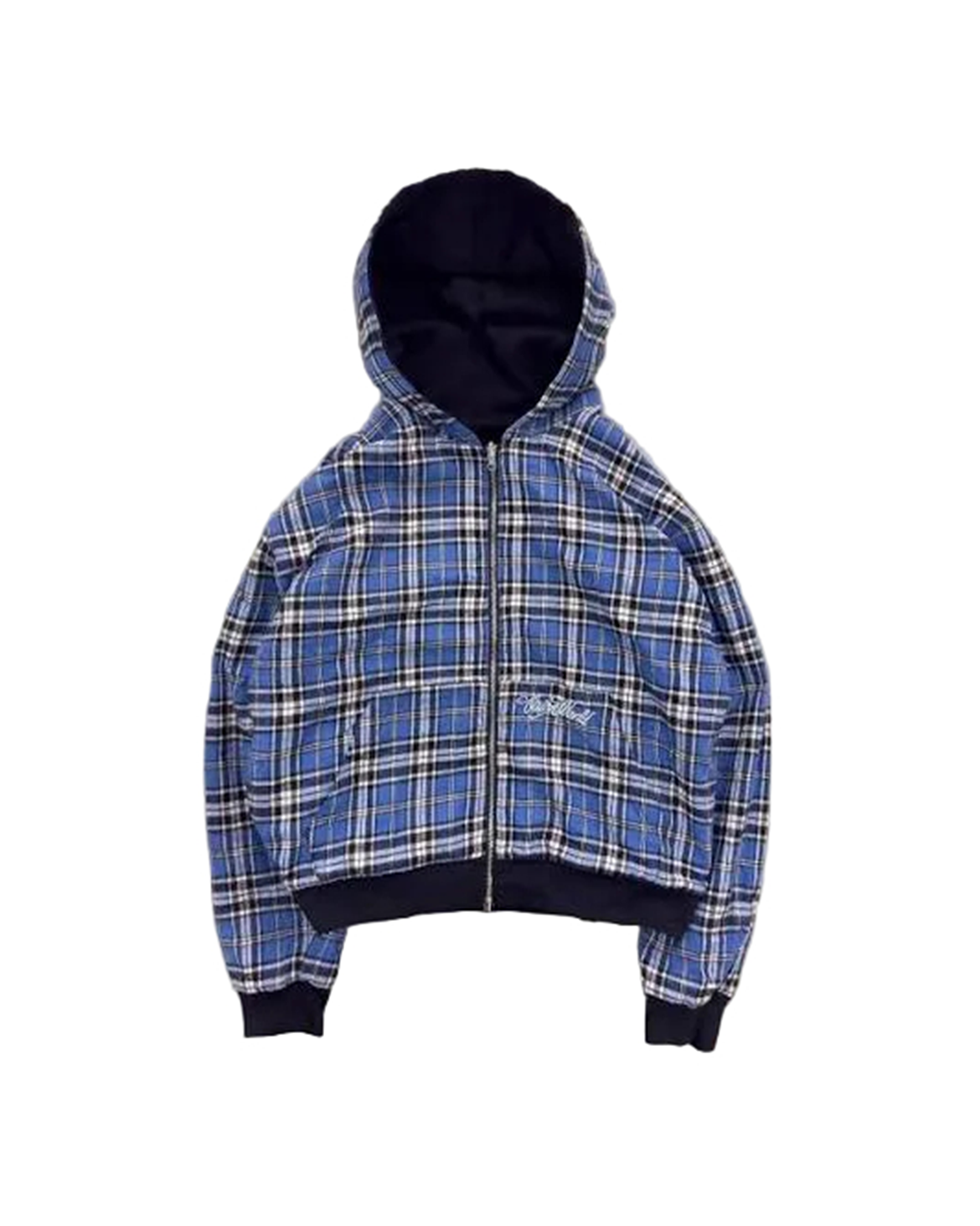 BLUE/BLACK 2-SIDED ZIPPER UNISEX